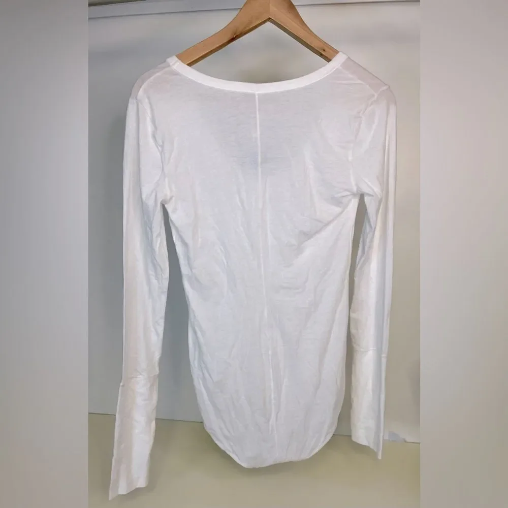 NWT Free People Women's White Bodysuit Medium